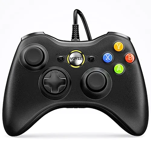 Microsoft NSF-00002 Wireless Controller - Schwarz - Controller für Microsoft Xbox 360, kabellos für uneingeschränkte Bewegungsfreiheit und optimales Gaming-Erlebnis.