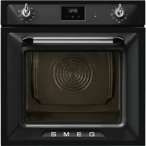 Smeg SOP6900TN Einbaubackofen Victoria 60cm - Eleganter Einbaubackofen mit Pyrolyse-Reinigung, ideal für anspruchsvolle Küchen und müheloses Kochen.