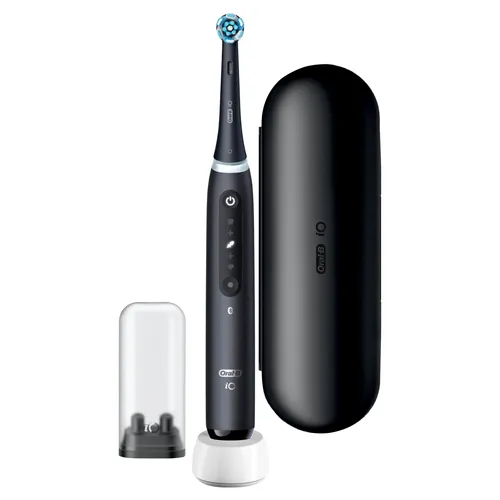 Oral-B iO Series 5 - Intelligente Oszillierende Zahnbürste - Elektrische Zahnbürsten mit innovativer Drucksensor-Technologie für schonendes Zähneputzen und professionelle Reinigungsergebnisse.