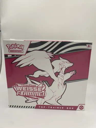 Pokémon Weisse Flammen - Top Trainer Box - Neu & OVP - TCG OVP Displays, inklusive seltener Booster und ideal für Sammler und Spieler ab 6 Jahren