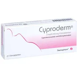 Cyproderm 2 Mg/0,035 mg Filmtabletten 21 St