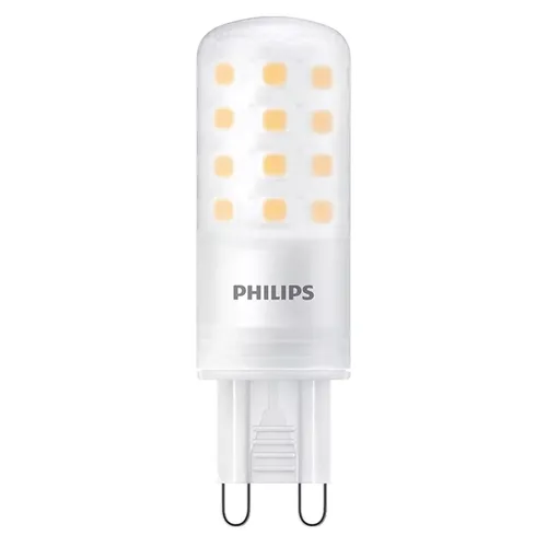 Philips LED Standard Brenner 40W G9 WW 230V Dim SRT6 - LED-Lampe G9 mit warmweißem Licht (2700 K) und dimmbar. Ideal für gemütliche Innenraumbeleuchtung, spart bis zu 80% Energie und hat eine Lebensdauer von 15.000 Stunden.
