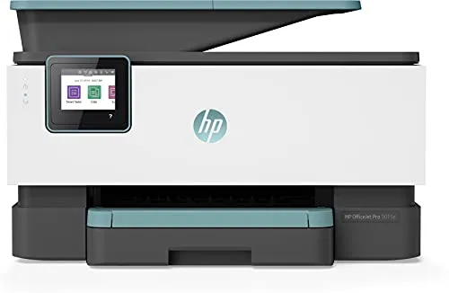 HP OfficeJet Pro 9015e All-in-One Drucker, Grau/Weiß - All-in-One Drucker für hochwertige Ausdrucke, Scans und Kopien, ideal für kleine Büros und Home-Office mit automatischem Duplexdruck.