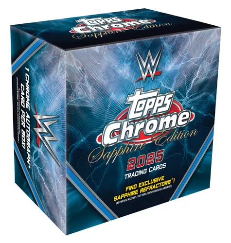 Topps Chrome Sapphire WWE Hobby Box 2025 Sealed Brand New