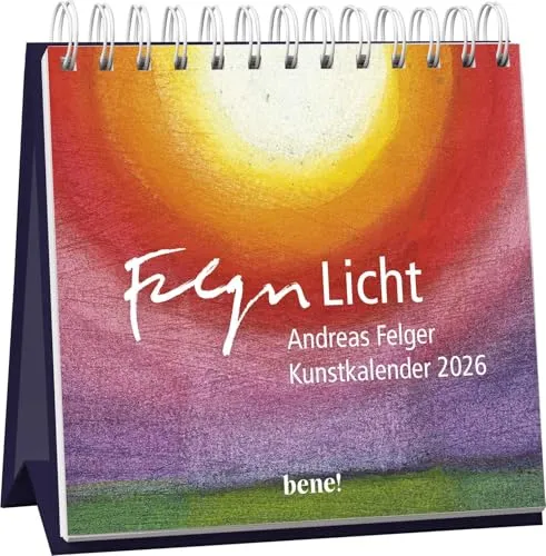 Monatskalender 2026: Licht: Postkartenkalender | Kunstkalender mit 12 Postkarten. Spiralbindung