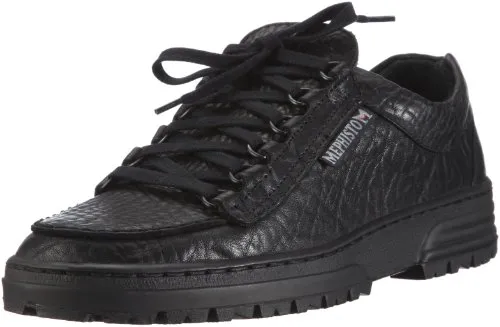 Mephisto CRUISER MAMOUTH 714 Herren Derby Schnürhalbschuhe, Schwarz - Herren-Schnürhalbschuhe mit optimaler Dämpfung für moosweiches Gehen und gesundes Fußklima, aus hochwertigem Glattleder gefertigt.