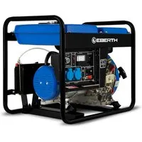 EBERTH Stromerzeuger 3000 Watt Notstromaggregat - Stromerzeuger für Notfälle, ideal für Camping und Baustellen. Mit 3000 Watt Maximalleistung, E-Starter und automatischem Voltregler (AVR) für stabile Stromversorgung.