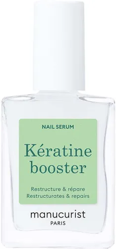 Manucurist Keratine Booster Nagelpflege 15 ml - Starke Nagelpflege mit pflanzlichem Keratin, die weiche und beschädigte Nägel sofort regeneriert. Die flüssige Textur zieht schnell ein und stärkt die Nagelplatte für schöne, gepflegte Nägel.
