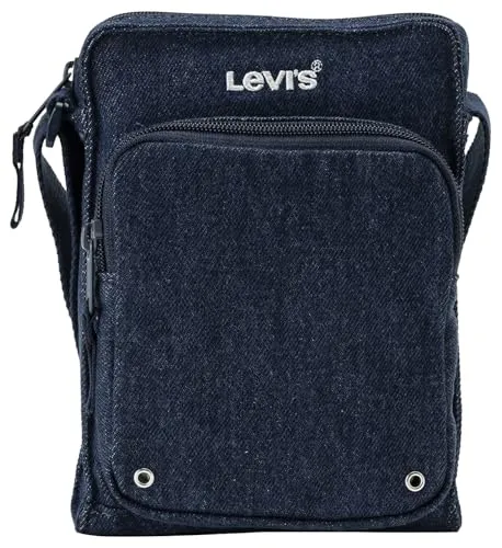 Levi's Damen Small Ns Zip Crossbody Bag, Dark Blue - Stylische Umhängetasche mit Reißverschluss, perfekt für den Alltag und bietet viel Platz für Essentials.