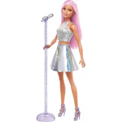 Barbie - Sängerin Puppe - Rosa