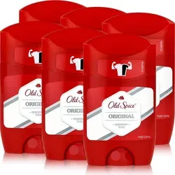 Old Spice Deo Stick Original 50ml - 6er Pack für den maskulinen Duft - Old Spice Deo Stick Original 50ml: Mit Fade-Resistant-Technologie für den ganzen Tag anhaltende Frische. Praktisch im Alltag und beim Sport – für Männer, die einen markanten Duft schätzen.