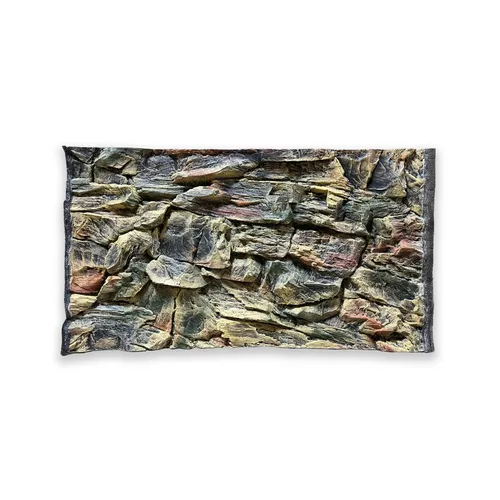 ZooPaul Aquariumrückwand in 3D Rock 100x60cm Felsnachbildung Stein Handarbeit
