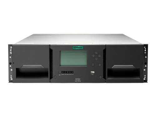 HPE Storage MSL3040 Bandbibliothek mit LTO-9 Laufwerk - Festplattenlösung mit 1x MSL LTO-9 SAS-Laufwerk und 20x LTO-9 Bandkassetten für bis zu 45 TB Speicherplatz – ideal für zuverlässige Datensicherung.