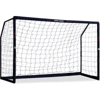 CCLIFE Fußballtor ZERRO 300 Schwarz - Fußballtor für Erwachsene und Kinder, robust und ideal für Outdoor-Sportarten, fördert Teamgeist und Bewegung im Freien.