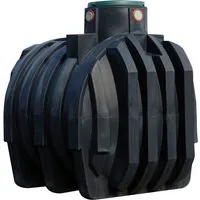 4rain Retentionszisterne Mono Plus 6800 l Schwarz - Erdtank für Regenrückhaltung und -nutzung, 6.800 L Volumen, inkl. integrierter Abflussdrossel für optimale Kanalentlastung und einfache Installation.