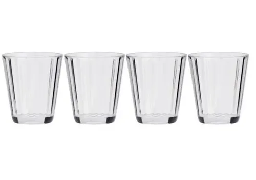Flamefield Crystal Line Trinkglas, 4er Set, 250ml