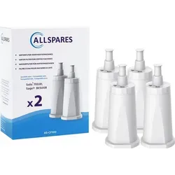 AllSpares Wasserfilter für Sage Kaffeemaschinen (4x) - Kaffeeautomaten-Wasserfilter, 4 Stück für optimalen Geräteschutz, Lebensdauer pro Filter: 5-6 Monate, perfekte Alternative zum Original von AllSpares.