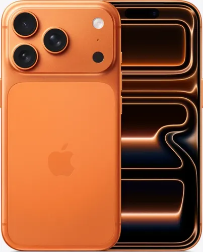 iPhone 17 Pro 1 TB Cosmic Orange - Mobiltelefon mit 6,3" AMOLED-Display, 1 TB Speicher und 12 GB RAM. Ausgestattet mit einer leistungsstarken Kamera und 5G-Funktionalität, bietet es herausragende Leistung und modernes Design für jeden Tag.