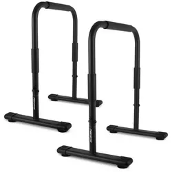 Dip Barren Fitness Parallettes Premium (Paar) 80x65 cm | Push Up Stand Bar I Dip Station I Fitness Rack