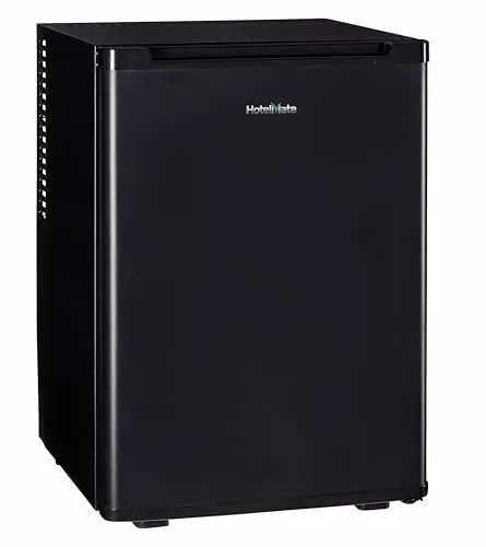 PKM MC40E Mini-Kühlschrank – 34 Liter, leise und energieeffizient - Mini-Kühlschrank für Küche, Büro oder Campingplatz mit 34l Fassungsvermögen. Genießen Sie die leise Kühlung dank Semi-Konduktor-Technologie und LED-Beleuchtung für optimale Übersicht.
