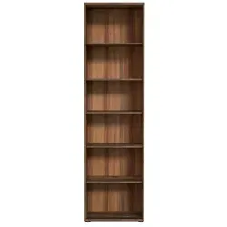 FORTE Regal Tempra - Vielseitiges Stauraummöbel - Regal in Höhe von ca. 197,5 cm, ideal für Bücher und Deko, gefertigt aus FSC®-zertifiziertem Holzwerkstoff in attraktiver Holzoptik, pflegeleicht und passend zu verschiedenen Wohnstilen.