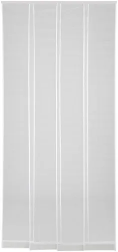 Hecht Insektenschutz-Lamellen Vorhang FILATEC 100 x 220 cm - Weiß - Fliegengitter mit verstellbaren Lamellen, einfach zu installieren, wetterfest und ideal für alle Fensterarten.