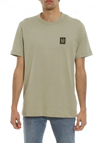 Belstaff T-Shirt Retro 1924 Patch Regular Fit Shirt Gesticktem Rand versehener Phoenix-Patch auf der Brust