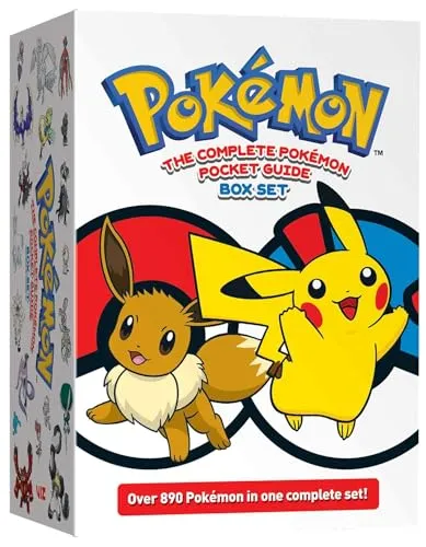 Pokémon: The Complete Pokémon Pocket Guide Box Set - Mangas, umfassende Sammlung aller Pokémon Pocket Guides für Fans und Sammler, ideal zum Entdecken und Nachschlagen der Pokémon-Welt.
