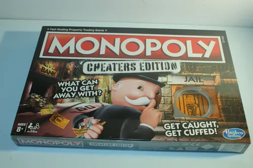 Monopoly Cheaters Edition Hasbro ab 8 Jahre E1871 2-6 Spieler Englisch