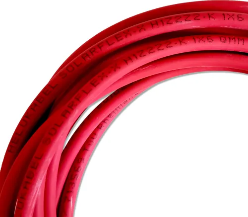 Solarkabel | H1Z2Z2-K | 6mm² | verzinnt | Rot | Meterware