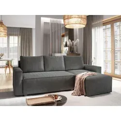 Masseno Ecksofa POTARO mit Schlaffunktion und Bettkasten - Ecksofa mit vielseitiger Schlaffunktion und praktischem Stauraum, ideal für gemütliche Wohnräume und unerwartete Gäste.