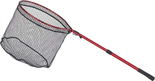 Shirasu Spinnfischerkescher Shot Net – Ideal für jeden Angler - Angelruten – Robuster Kescher in zwei Größen (45 x 50 cm und 55 x 60 cm) für einfaches Fangen und schonendes Landen von Fischen.