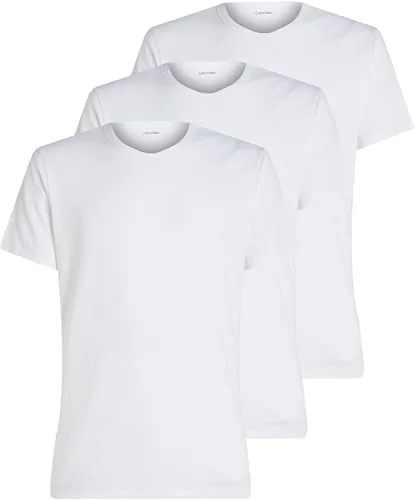 Calvin Klein Underwear T-Shirt S/S CREW NECK 3PK - Herren-Shirts, 3er-Pack mit elastischem Jersey für optimalen Tragekomfort und stylischem Logo am Saum.