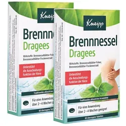 Kneipp Brennnessel Dragees Doppelpack 2X60 St