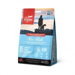 ORIJEN Six Fish Dog 2kg - Natürliches Hundefutter mit frischem Fisch, reich an hochwertigen Nährstoffen und 3% Rabatt für Stammkunden