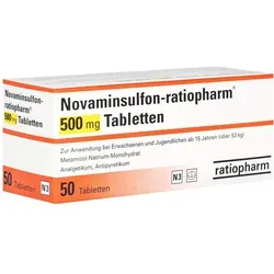 NOVAMINSULFON-ratiopharm 500 mg Tabletten 50 St