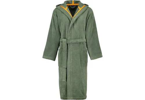 Joop! Herren Bademantel Grün - Hochwertiger Herren Bademantel in Grün, besonders flauschig und angenehm warm, mit praktischen Taschen, Oeko-Tex® Standard 100, Handmade in Germany.