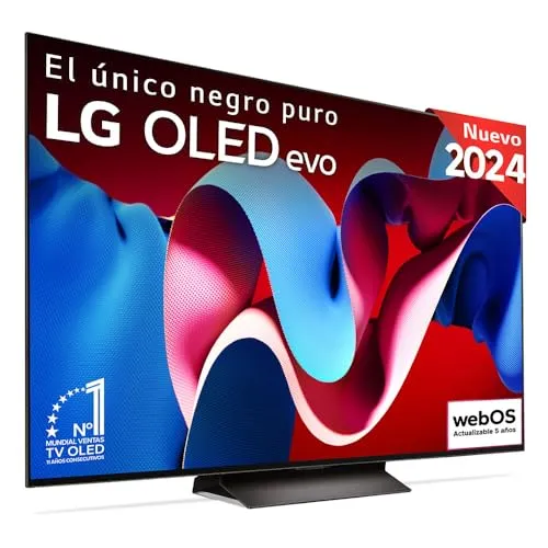 LG OLED65C44LA TV 65" – Hochwertiger OLED evo Fernseher - Fernseher mit α9 Gen7 4K AI-Prozessor und Dolby Vision für atemberaubende Bildqualität, ideal für ein immersives Seherlebnis.