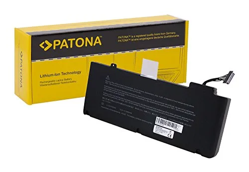 PATONA Laptop Akku für Apple MacBook Pro 13" A1278 (2009) - Laptop-Akkus mit 4400mAh Kapazität, ideal für längere Nutzung ohne Laden – perfekt für Apple MacBook Pro 13" (2009) Modelle.