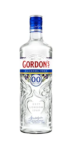 Gordon's 0,0% Alkoholfrei - Erfrischende Gin-Alternative - Bier, Wein & Spirituosen - Ideal für alkoholfreie Cocktails, kalorienfrei und zuckerfrei, perfekt für sommerliche Abende mit Freunden.