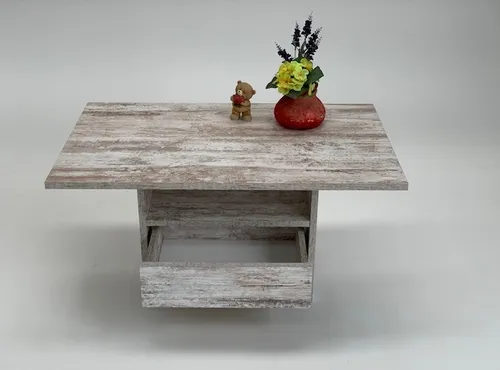 Möbel SD Couchtisch Celine Schubkasten Canyon White Pine shabby chic
