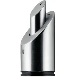 WMF Two in One Salz- und Pfefferstreuer-Set 2-teilig - Küchenhelfer aus rostfreiem Cromargan Edelstahl, spülmaschinengeeignet und ideal für eine stilvolle Tischpräsentation.