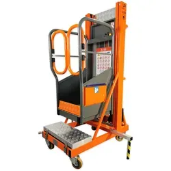 Lockhard UpLift 5 Arbeitsbühne 200 HD – 200kg Tragkraft - Schmale und kompakte Arbeitsbühne für enge Räume, max. Arbeitshöhe 5 m, leichtes Aludesign, ideal für den professionellen Einsatz mit einfacher Handhabung und sicherem Einstieg.