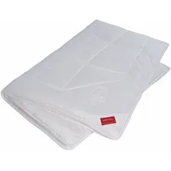 Hefel Klimacontrol Fair Sommerdecke 200 x 200 cm - Bettdecken aus Fairtrade zertifiziertem Baumwoll Satin mit 100% Lyocell-Füllung für optimales Feuchtigkeitsmanagement und perfekte Klimaregulierung.
