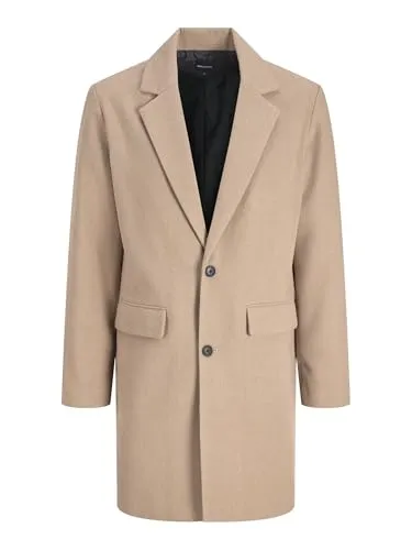 Jack & Jones Langmantel JJEHARRIS COAT SN - Modisch und Vielseitig - Entdecke den Langmantel »JJEHARRIS COAT SN« von Jack & Jones. Oberschenkellang, mit V-Ausschnitt und praktischen Eingrifftaschen – ideal für lässige und schicke Looks!