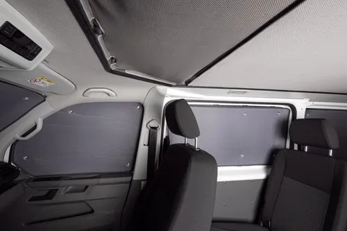 Carbest Thermo-Verdunkelungsmatten 5-teilig für VW T5/T6/T6.1 - Effektive Verdunkelung und Wärmeschutz für den Wohnraum, ideal für Reisen und Camping mit Ihrem VW.