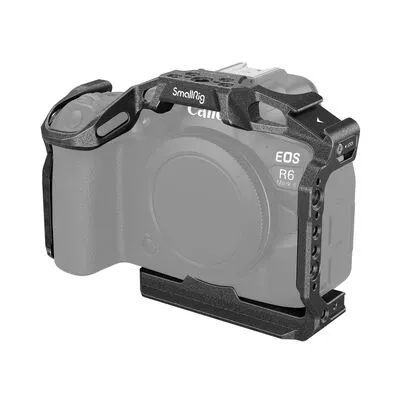 SmallRig 4161 Cage Black Mamba für Canon EOS R6 Mark II - Robuste Kamera Cage für Canon EOS R6 Mark II, bietet optimalen Schutz und vielseitige Montagemöglichkeiten für kreatives Filmen.