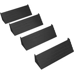 3D36SET - 4er Pack Kartenständer für Spielkarten - Praktische Tischaufsteller für Spielkarten in gängigen Formaten, sorgen für Übersicht und Ordnung am Spieltisch. Ideal für Spiele wie Magic the Gathering und Dixit.
