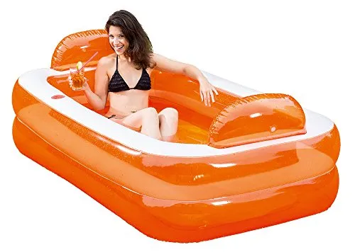 Wehncke Relax und Genießer Pool 2 Ringe - Aufstellpool für entspannte Gartenpartys, geräumig und ideal für Familientreffen mit Platz für mehrere Personen.