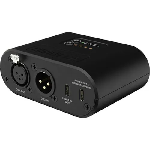 Chauvet DJ D-Fi Hub 2 - Lichtsteuerungen; Drahtloser DMX-Sender & -Empfänger mit großer Reichweite von bis zu 200 m für unbegrenzte Synchronisation von D-Fi-Geräten.